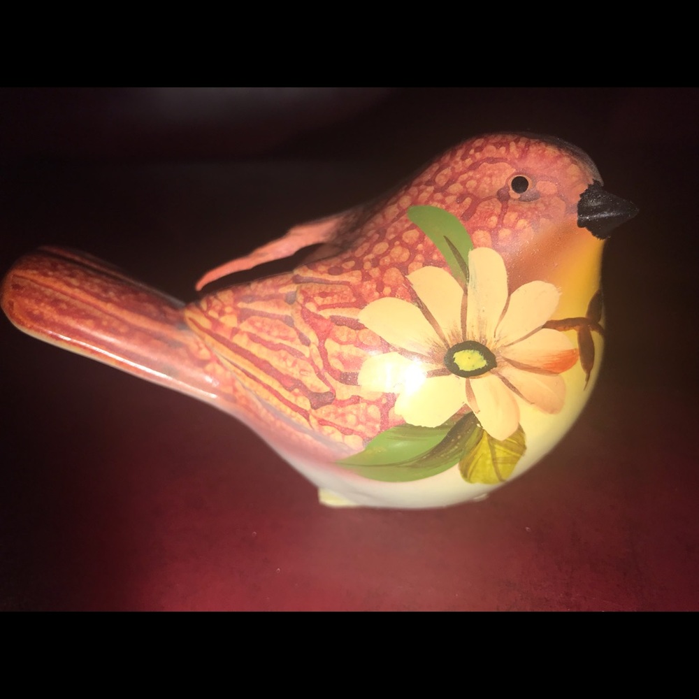 Small ceramic painted bird - Picture 5 of 5